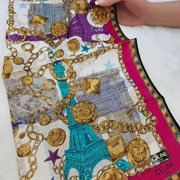 Céline Designer handkerchief - Picture 3 of 9